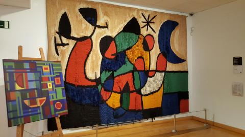 Tapís de Miró-Royo al MAMT